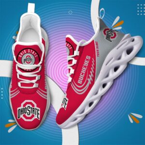 NCAA Ohio State Buckeyes Max Soul Sneaker Custom Name 05 M12