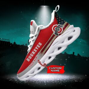 NCAA Ohio State Buckeyes Max Soul Sneaker Custom Name 42 M1