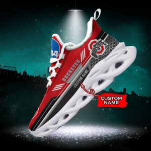 NCAA Ohio State Buckeyes Max Soul Sneaker Custom Name 47 M12RTT3742