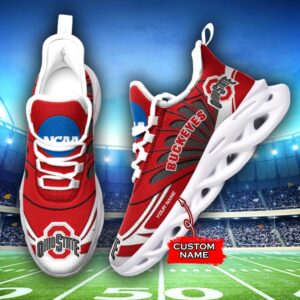 NCAA Ohio State Buckeyes Max Soul Sneaker Custom Name 62HTN1962