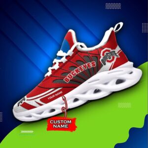 NCAA Ohio State Buckeyes Max Soul Sneaker Custom Name 62HTN1962