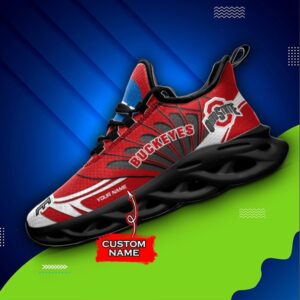 NCAA Ohio State Buckeyes Max Soul Sneaker Custom Name 62HTN1962