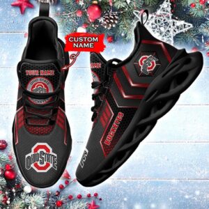 NCAA Ohio State Buckeyes Max Soul Sneaker Custom Name 69HTN2320