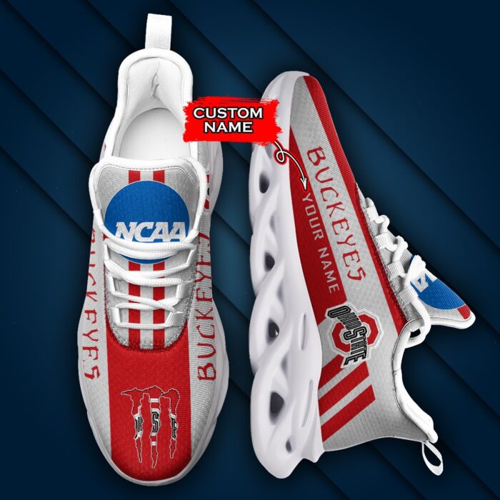 NCAA Ohio State Buckeyes Max Soul Sneaker Custom Name Style 1HTN7035