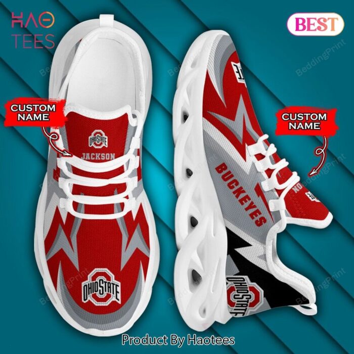 NCAA Ohio State Buckeyes Personalized Max Soul Shoes