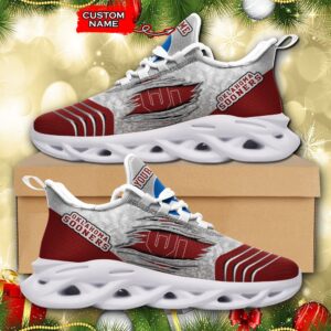 NCAA Oklahoma Sooners Max Soul Sneaker Custom Name 66 M12RTT6998