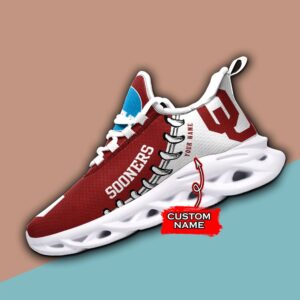 NCAA Oklahoma Sooners Max Soul Sneaker Custom Name 85TK21