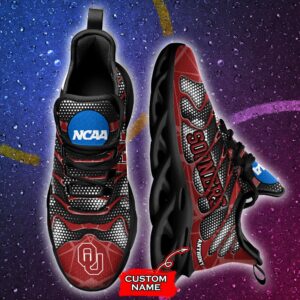 NCAA Oklahoma Sooners Max Soul Sneaker Custom Name Ver 64063