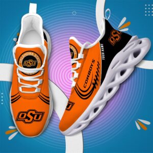 NCAA Oklahoma State Cowboys Max Soul Sneaker Custom Name 05 M12