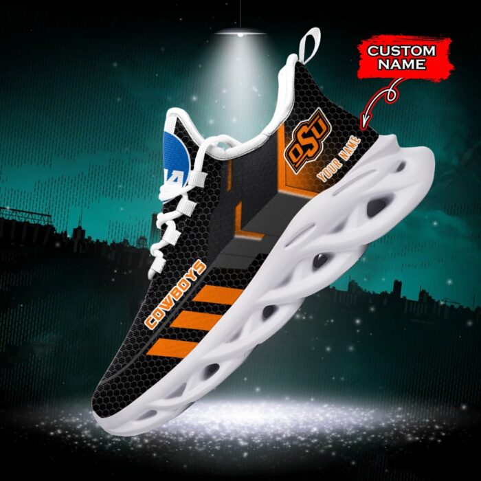 NCAA Oklahoma State Cowboys Max Soul Sneaker Custom Name 43 M1RTT4204