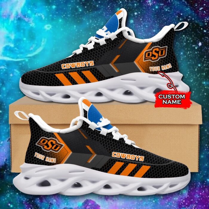 NCAA Oklahoma State Cowboys Max Soul Sneaker Custom Name 43 M1RTT4204