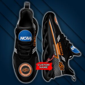 NCAA Oklahoma State Cowboys Max Soul Sneaker Custom Name 47 M12RTT3742