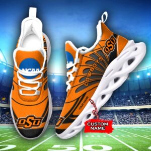 NCAA Oklahoma State Cowboys Max Soul Sneaker Custom Name 62HTN1962