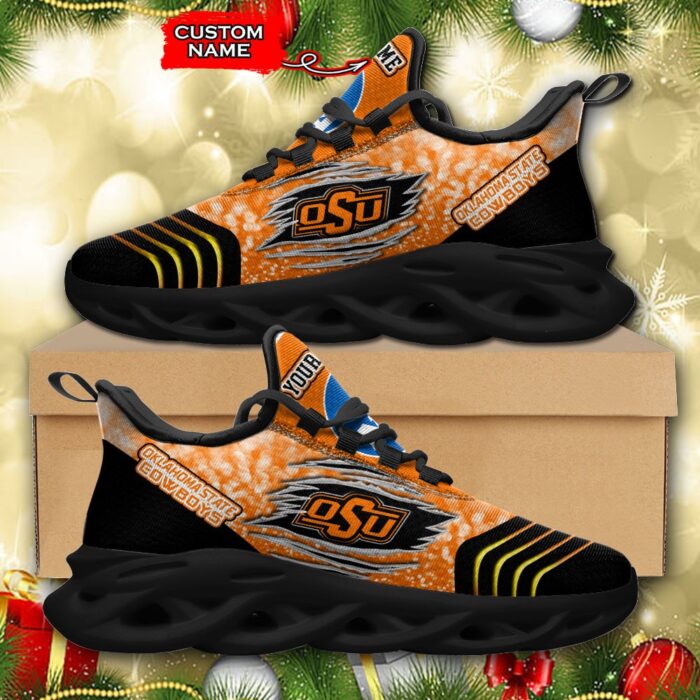 NCAA Oklahoma State Cowboys Max Soul Sneaker Custom Name 66RTT1581