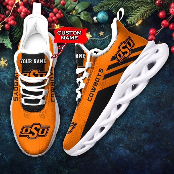 NCAA Oklahoma State Cowboys Max Soul Sneaker Custom Name 67 M12HTN4357