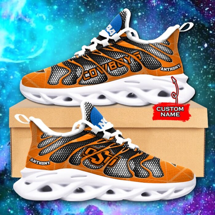 NCAA Oklahoma State Cowboys Max Soul Sneaker Custom Name Ver 64064