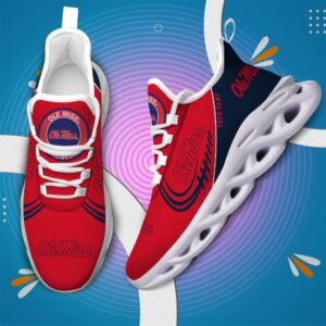 NCAA Ole Miss Rebels Max Soul Sneaker Custom Name 05 M12