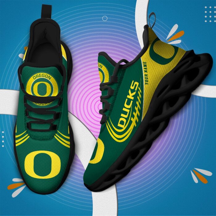 NCAA Oregon Ducks Max Soul Sneaker Custom Name 05 M12