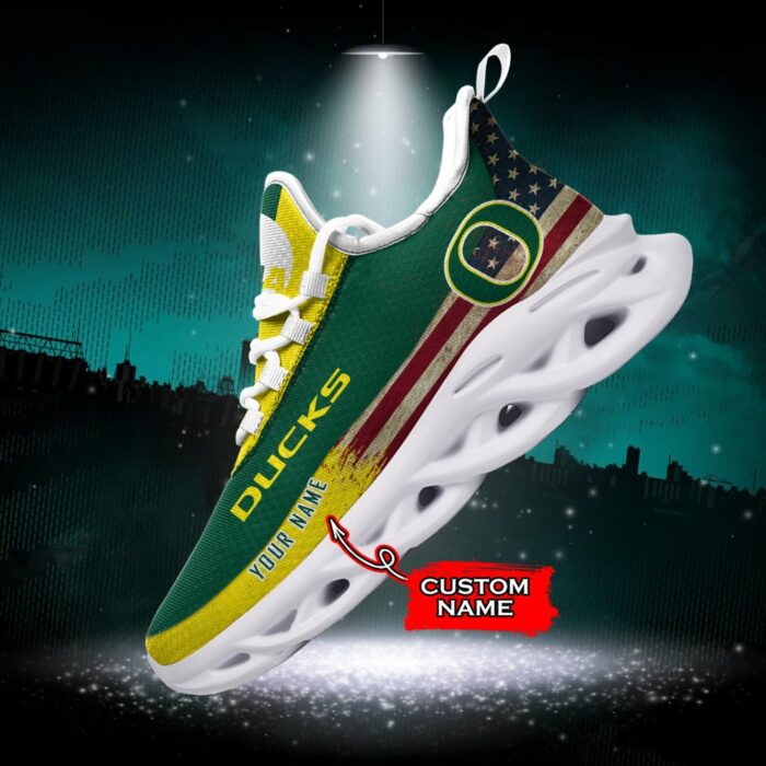 NCAA Oregon Ducks Max Soul Sneaker Custom Name 42 M1