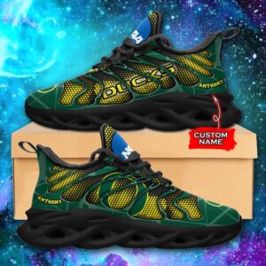 NCAA Oregon Ducks Max Soul Sneaker Custom Name 48 M1