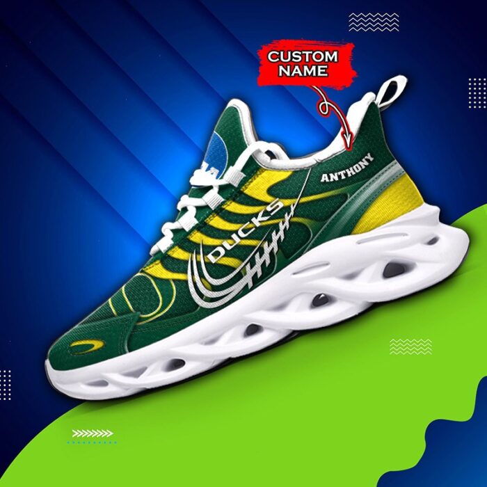 NCAA Oregon Ducks Max Soul Sneaker Custom Name 65 M12HTN4330