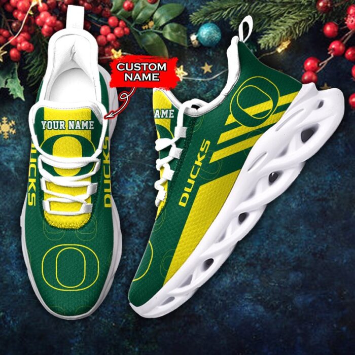 NCAA Oregon Ducks Max Soul Sneaker Custom Name 67 M12HTN4358