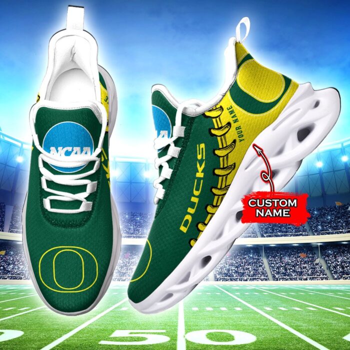 NCAA Oregon Ducks Max Soul Sneaker Custom Name 85TK23