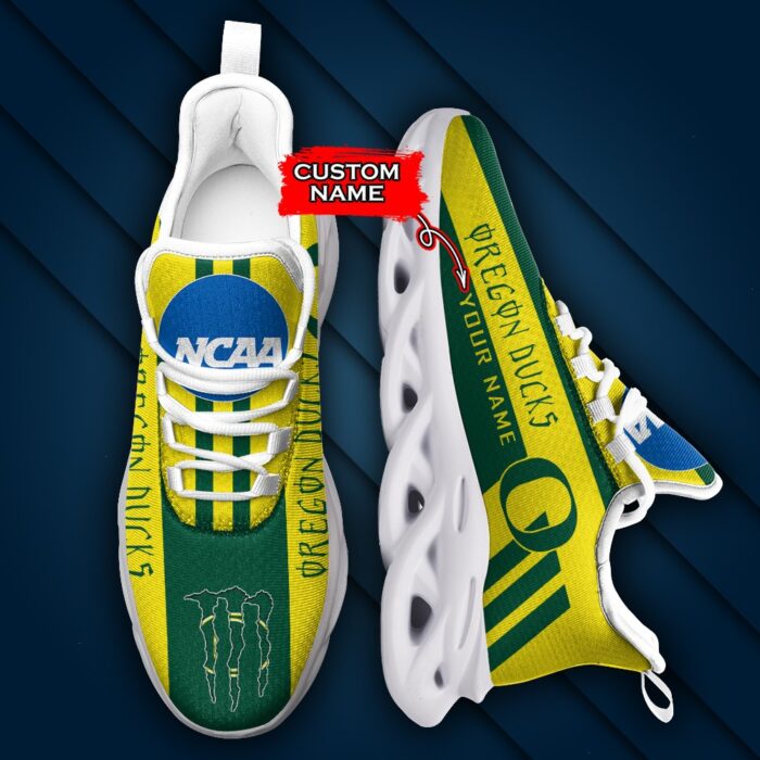 NCAA Oregon Ducks Max Soul Sneaker Custom Name Style 1