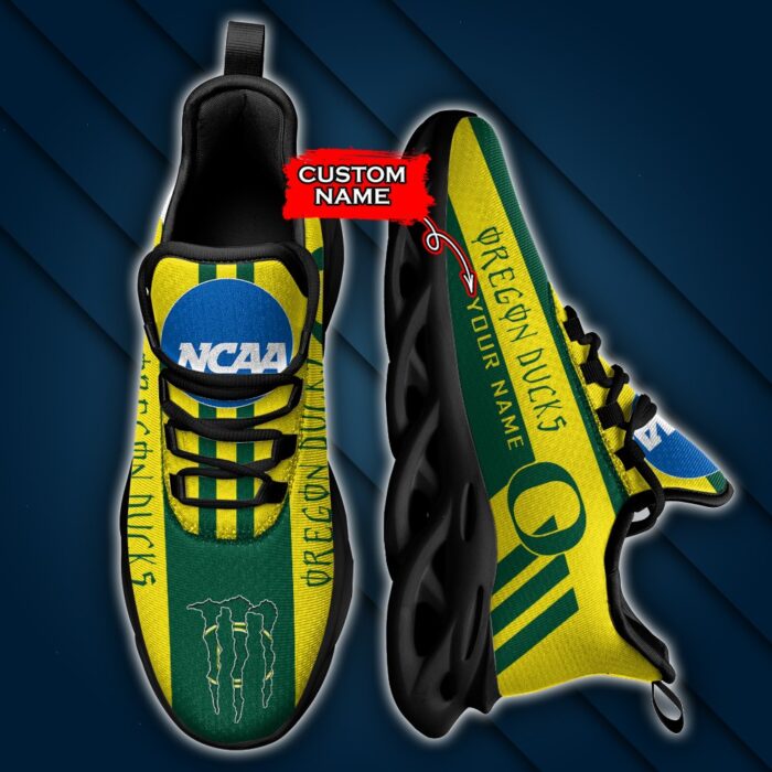 NCAA Oregon Ducks Max Soul Sneaker Custom Name Style 1