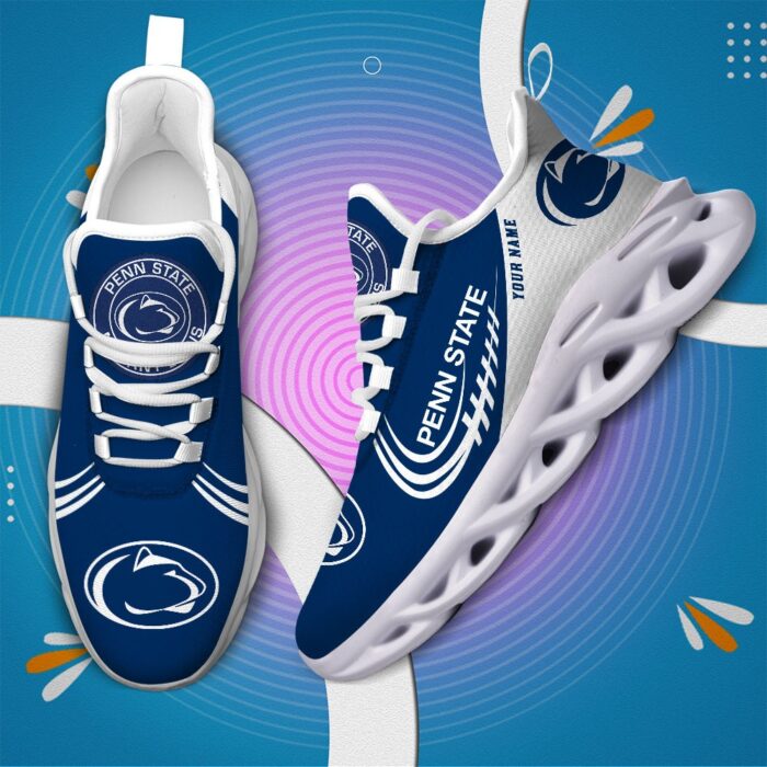 NCAA Penn State Nittany Lions Max Soul Sneaker Custom Name 05 M12