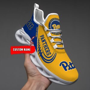 NCAA Pittsburgh Panthers Max Soul Sneaker Custom Name 05 M12