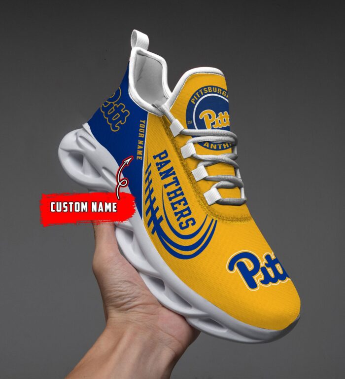 NCAA Pittsburgh Panthers Max Soul Sneaker Custom Name 05 M12