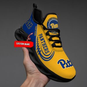 NCAA Pittsburgh Panthers Max Soul Sneaker Custom Name 05 M12