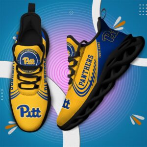 NCAA Pittsburgh Panthers Max Soul Sneaker Custom Name 05 M12