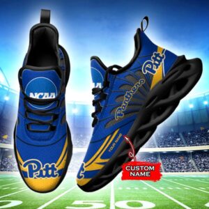 NCAA Pittsburgh Panthers Max Soul Sneaker Custom Name 62RTT1604