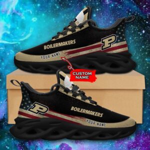 NCAA Purdue Boilermakers Max Soul Sneaker Custom Name 42 M1