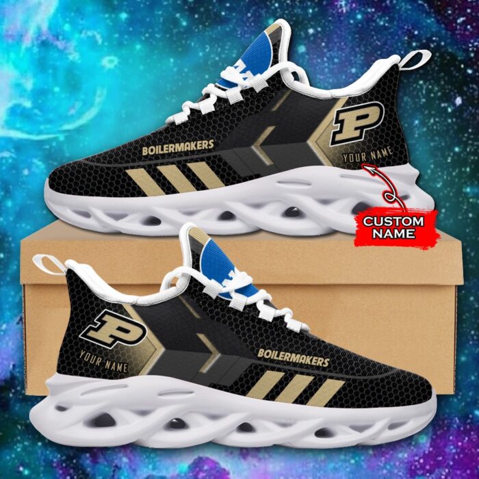 NCAA Purdue Boilermakers Max Soul Sneaker Custom Name 43 M1RTT4206