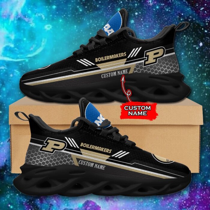 NCAA Purdue Boilermakers Max Soul Sneaker Custom Name 47 M12RTT3744