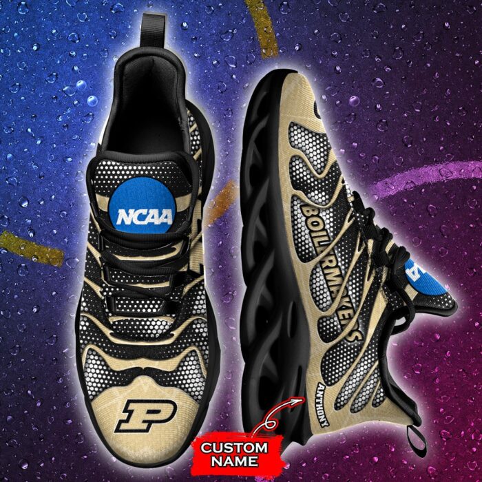 NCAA Purdue Boilermakers Max Soul Sneaker Custom Name 48 M1