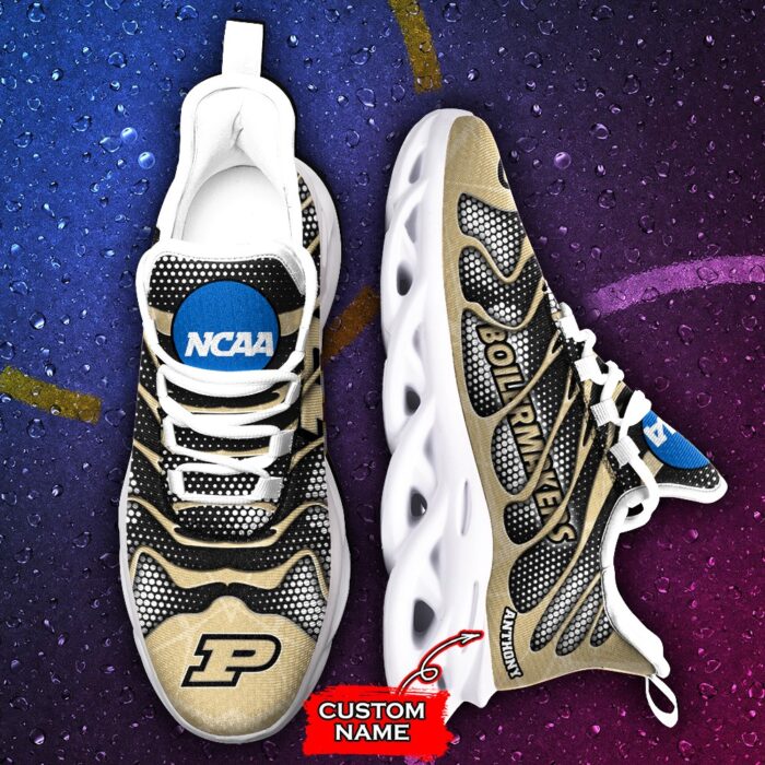 NCAA Purdue Boilermakers Max Soul Sneaker Custom Name 48 M1