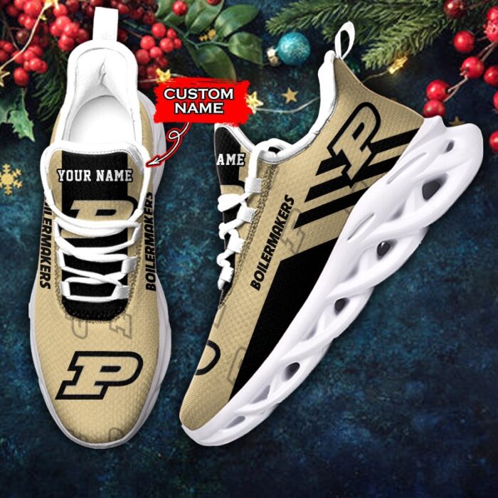 NCAA Purdue Boilermakers Max Soul Sneaker Custom Name 67 M12HTN4359