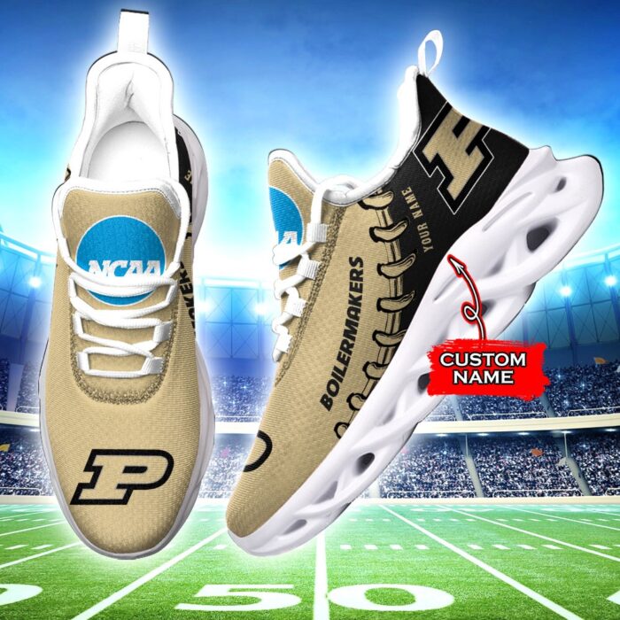 NCAA Purdue Boilermakers Max Soul Sneaker Custom Name 85TK24