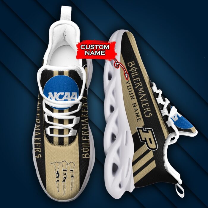 NCAA Purdue Boilermakers Max Soul Sneaker Custom Name Style 1