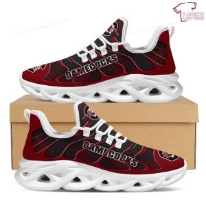 NCAA South Carolina Gamecocks Black Garnet Max Soul Sneakers Sport Shoes