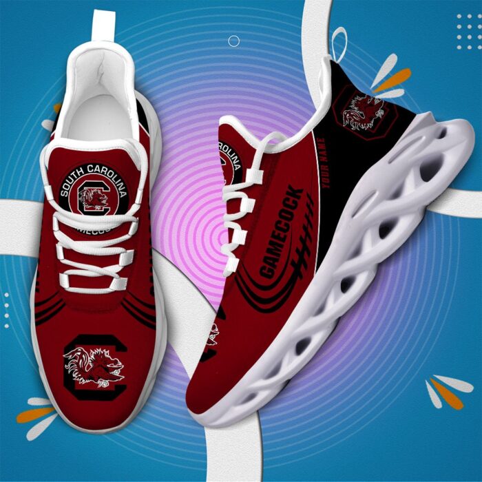 NCAA South Carolina Gamecocks Max Soul Sneaker Custom Name 05 M12