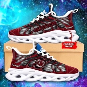 NCAA South Carolina Gamecocks Max Soul Sneaker Custom Name 48 M1