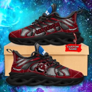 NCAA South Carolina Gamecocks Max Soul Sneaker Custom Name 48 M1