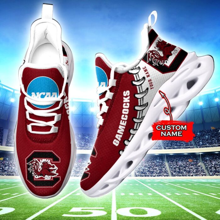 NCAA South Carolina Gamecocks Max Soul Sneaker Custom Name 85TK25