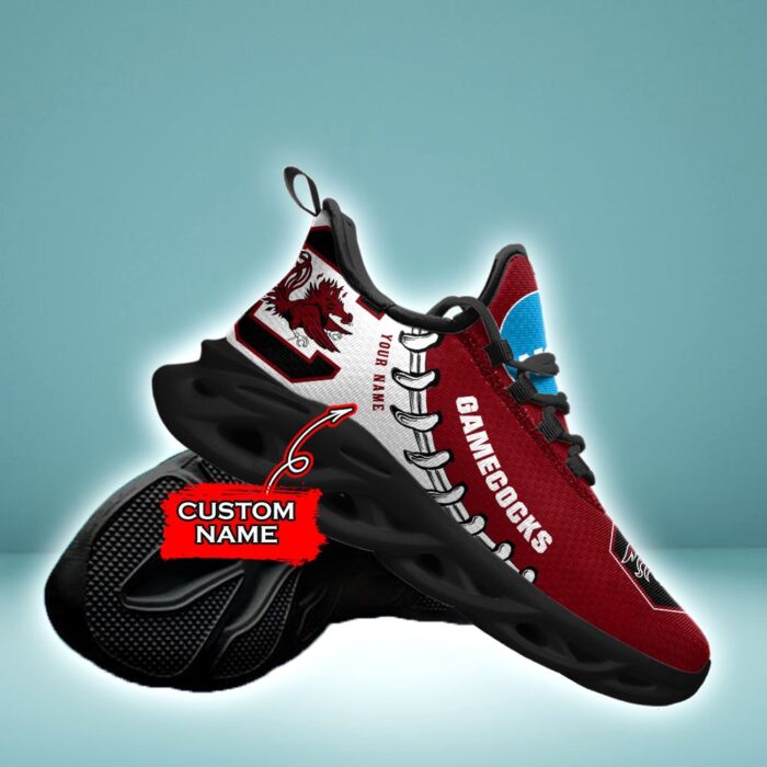 NCAA South Carolina Gamecocks Max Soul Sneaker Custom Name 85TK25