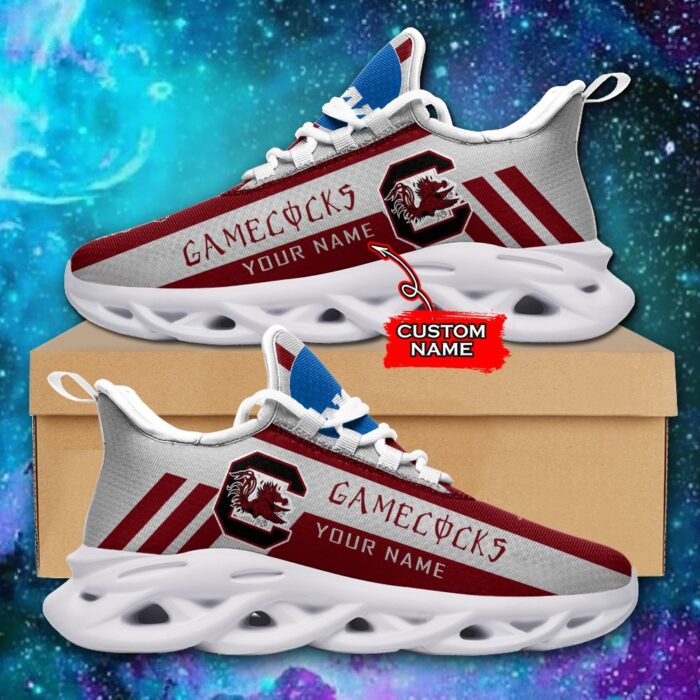 NCAA South Carolina Gamecocks Max Soul Sneaker Custom Name Style 1